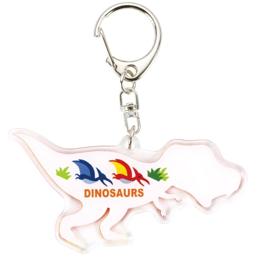 Skater Acrylic Keychain Dinosaur Tyrannosaurus ZACK1-A