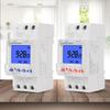 Programmable Digital Timer Switch Backlit Time Relay AC 85-265V DIN Rail Mount 16A 30A Relay Household Improvement