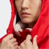 Adidas Logo Graphic Hooded Long Sleeve Jacket Women Outerwear Light-Scarlet HZ2995