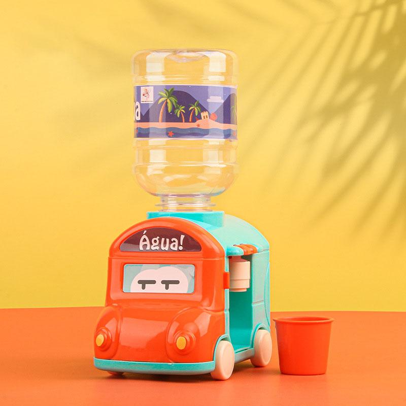 Mini Water Dispenser Baby Toy Drinking Water Cooler Lifelike Cute Small Train Children Cosplsy Props Home Decor Ornament