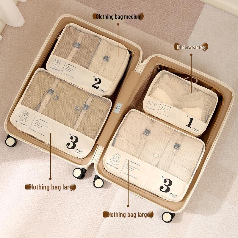 Travel Organizer Bags: Suitcase Storage for Clothes, Underwear, Pants, and Shoes - Ideal for Business Trips