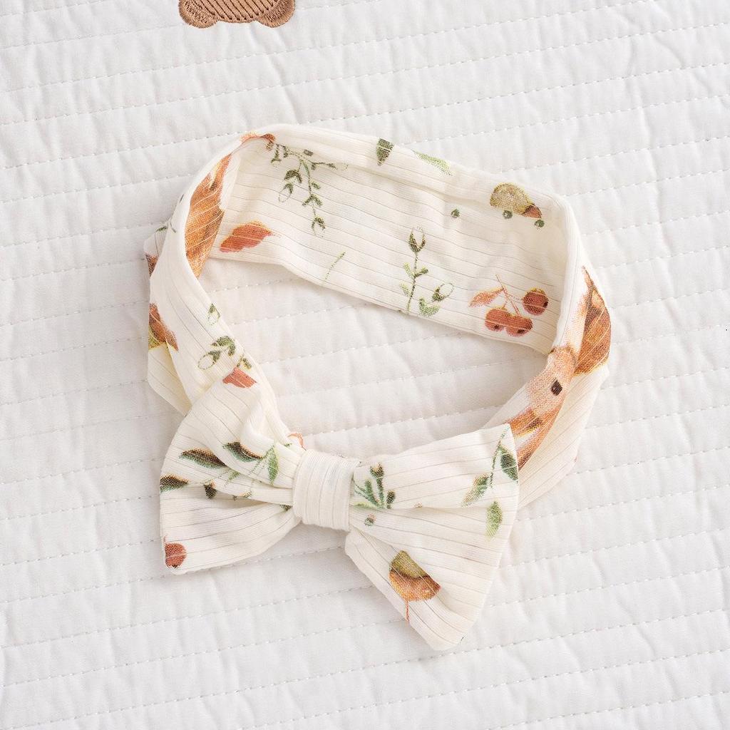 Wiosna & Jesień Dziecięca Księżniczka Obraz Olejny Króliczek Pajacyk & Zestaw Kapelusza z Koronki - Bawełna & Kołnierzyk Peter Pan