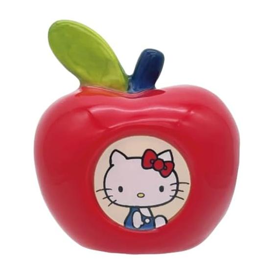 Sanrio Hello Kitty 70 s Apple Chopstick Rest, Approx. 5cm, Cute Kitchen & Desk Decor, Gift for Fans