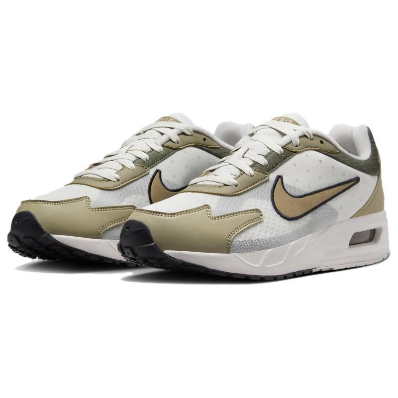 Nike Air Max Solo Low-Top Casual Running Shoes Men's White Green Sneakers Casual Shoes FN0136-001