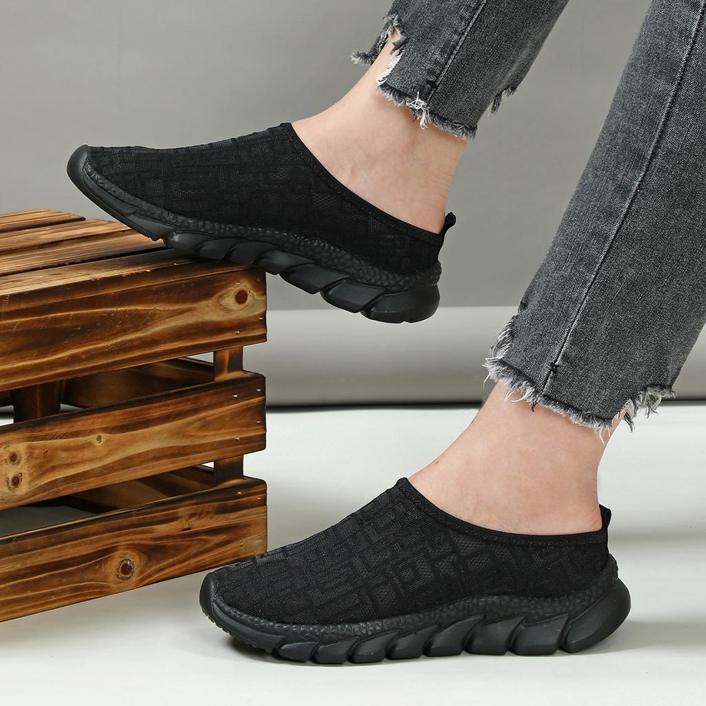 Skarpetki Siateczkowe Unisex Oddychające Wsuwane Codzienne Buty Lekkie Wygodne Damskie Płaskie do Chodzenia w Domu i na Zewnątrz
