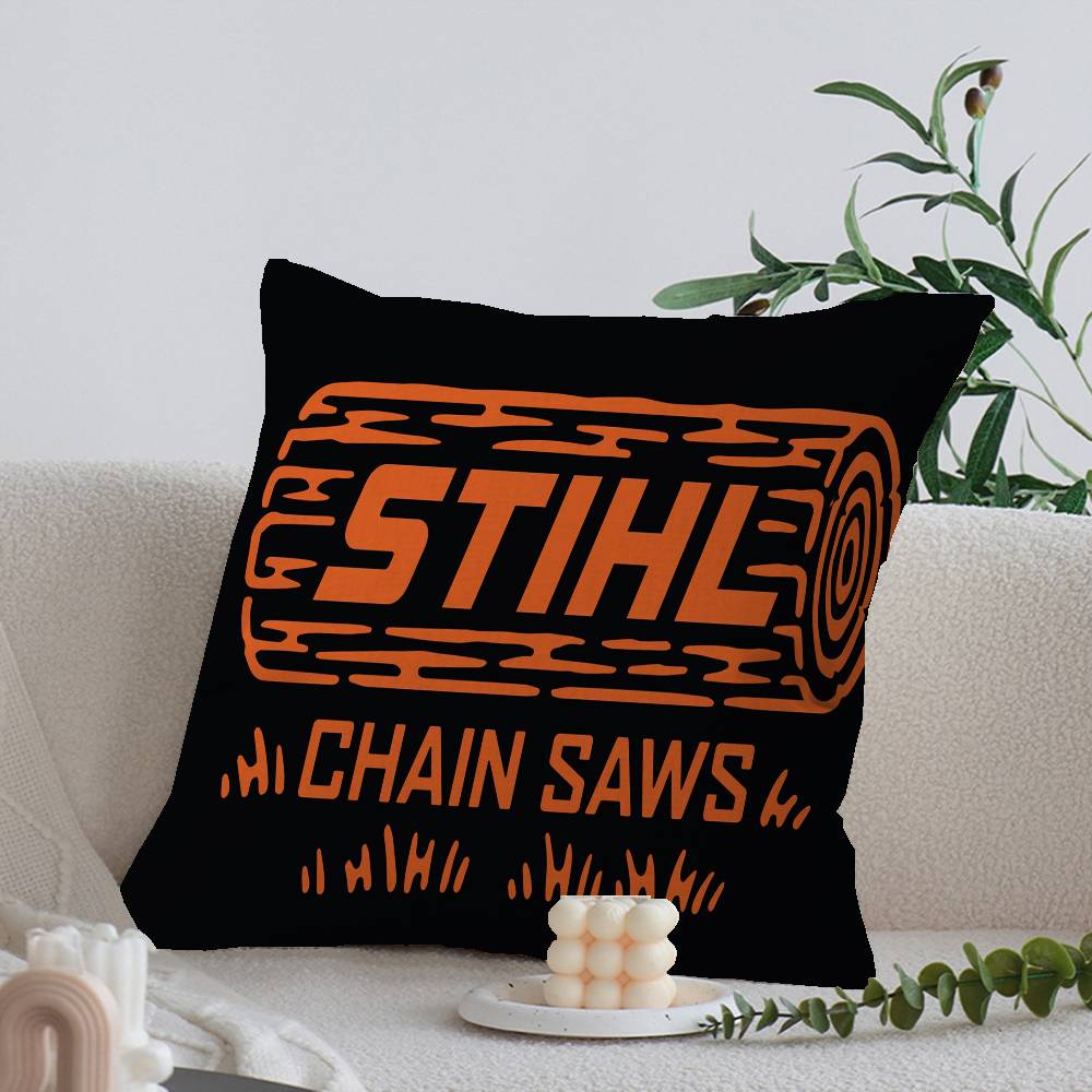 Stihl Logo Aufgedruckte Kissenhülle Design Kissenbezug Dekoration Feiertagsdekoration