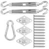 Stainless Steel Hardware Kit Screw Rhombus Hook Spring Buckle Shade Sail Accessory