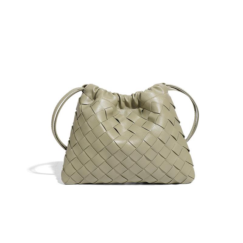 Checkerboard Garbage Bag, Fashionable Cloud Bag, Hand-woven Bag, Mini Cute Single-shoulder Crossbody Women's Bag