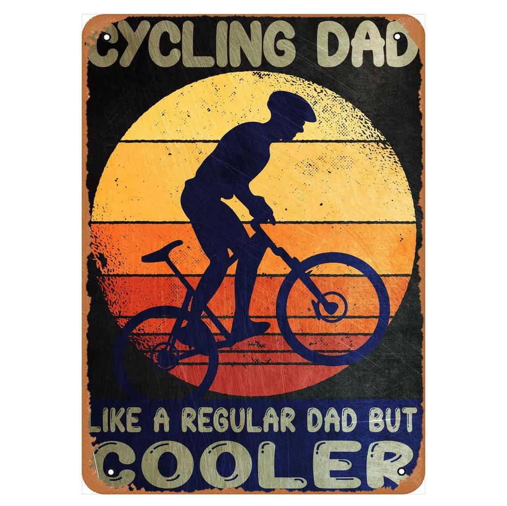 Cycling Metal Tin Signs Bike Ride Wall Decoration Plaque Vintage Art Poster Iron Painting for Man Cave Home Cafe Garden Club Bar