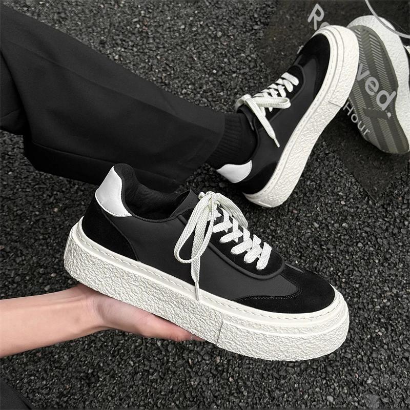 Fashion Italian Genuine Leather Oxford Shoes Breathable Outdoor Antiskid Sneakers New Men Handmade Casual Leather Lace-Up Walking Shoes