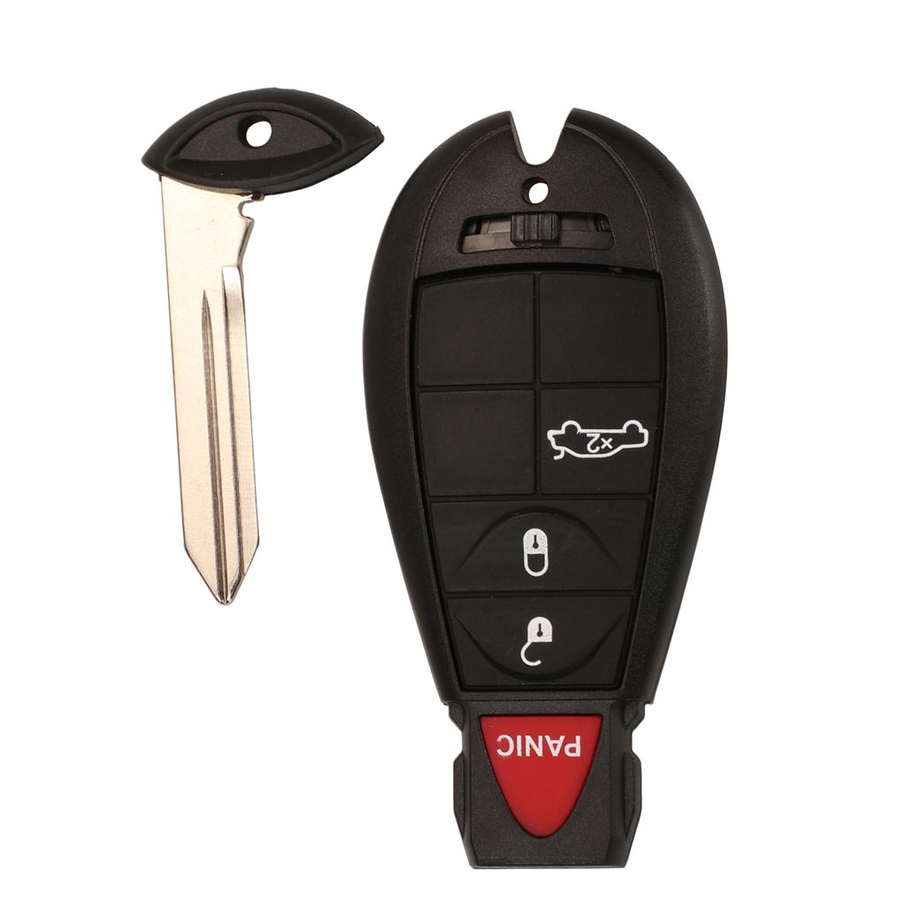 Jingyuqin 2/3/4/5/6 Tasten Fernbedienungsgehäuse Smart Key Shell Für Chrysler Jeep Grand Cherokee 2008 - 2015 Fob Smart Key Gehäuse
