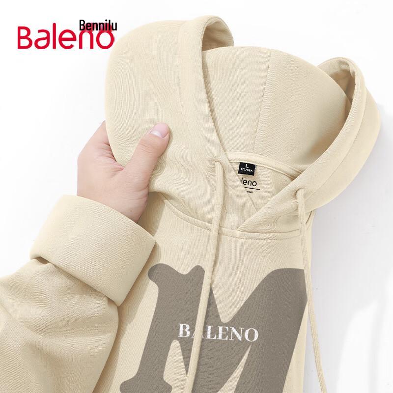 

Baleno Men s Letter Print Heavyweight Hooded Sweatshirt 5XL