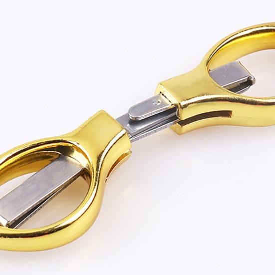 Skládací nůžky Ergonomický design Ostrý nůž Přenosné malé skládací řemeslné nůžky pro venkovní použití