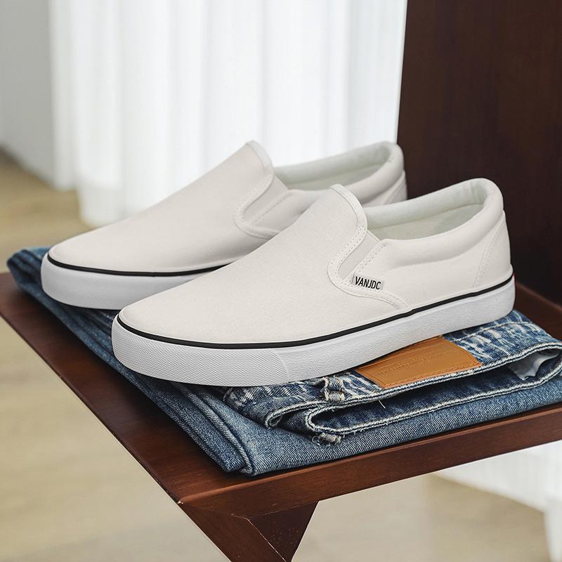 Scarpe da Ginnastica da Donna Trendy Slip-On - Versatili Stile Vecchio Pechino, Basse Bianche Casual per Coppie