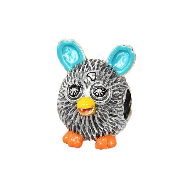 New Bunny Bear Castle Skull Diy Bead for Making Women Berloque Fit Original Charms 925 Sterling Silver Bracelet