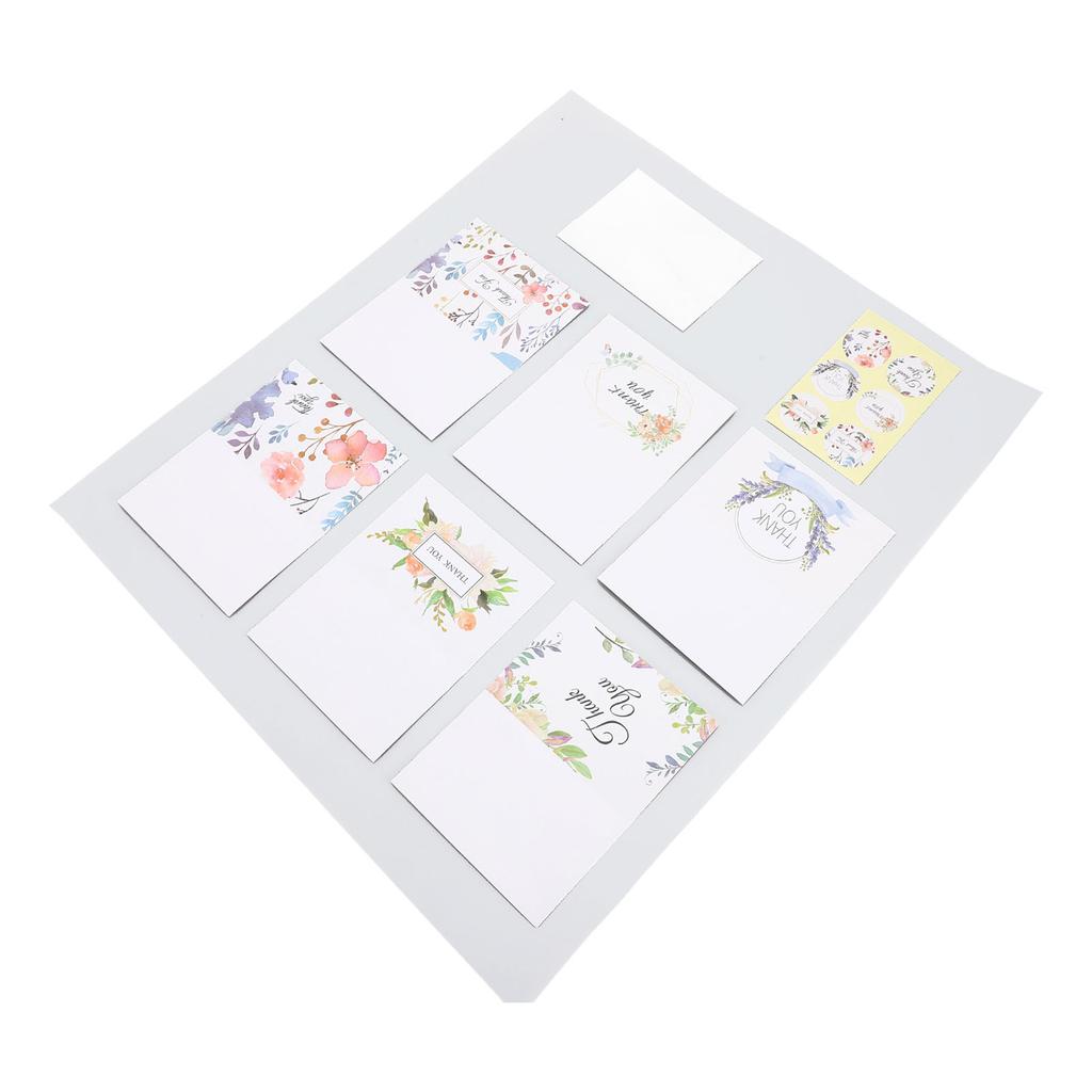 24 Set Thank You Cards with Envelopes Wildflower Stickers Handwritten Gratitude Thank You Notes for