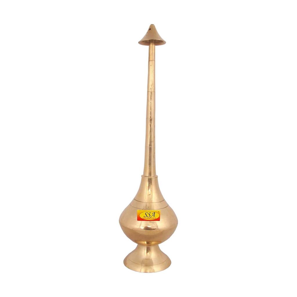 Brass Bottle for Gangajal and Perfume Gulab Pash Sprinklers Gangajal Spray Bottle for Pooja