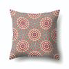 Home Decor Geometric Texture Mandala Polyester Pillow Case Core-free