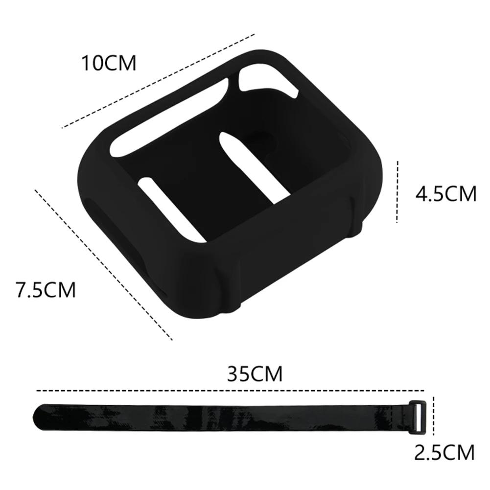 Premium Silicone Case Travel Pouch with Mount Strap for JBL Go 4 Portable Speaker Shockproof and Durable Design