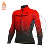 Megamo Set Termico Invernale in Pile a Manica Lunga per Ciclismo Abbigliamento Mountain Bike Maglie da Bicicletta da Uomo Abbigliamento Maillot Ropa Ciclismo