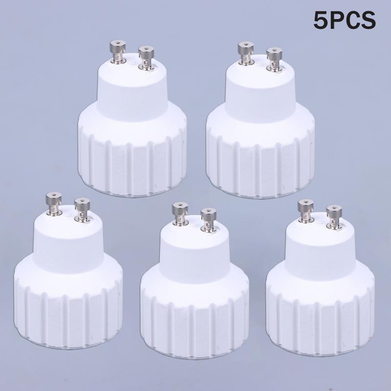 1/3/5Pcs Gu10 To Gu10 Gu10-Gu10 Cfl Led Spotlight Socket Extender Lamp Bub Base Holder Converter Adapter