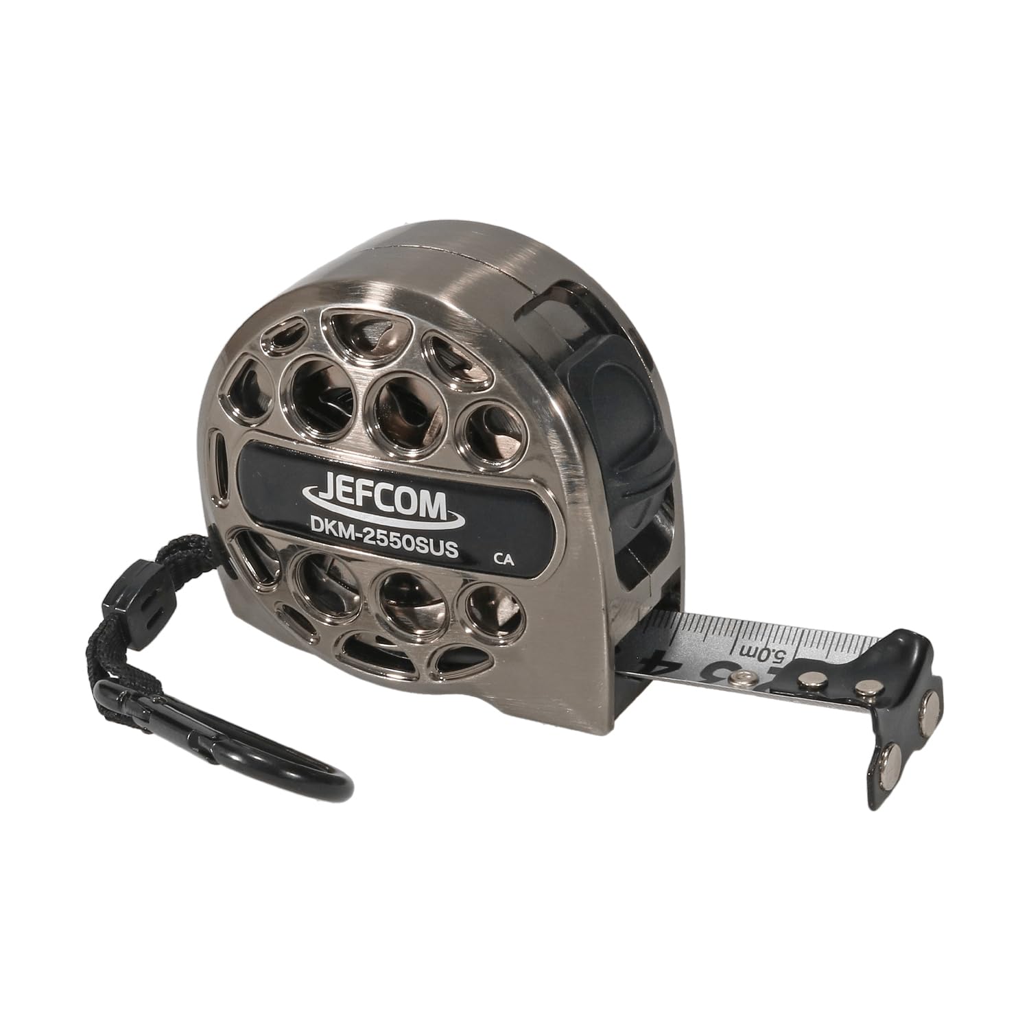

Jefcom Tape Measure Stainless Steel Type 25mm x 5m Electrician s DKM-2550SUS чорний