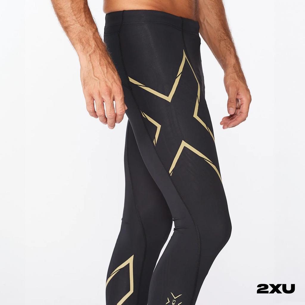 2XU Two Times You MCS Run Compression Tights All Season Tights Black Sports Inner Long Tights Running Jogging Gym Fitness Compression Support MA5305B