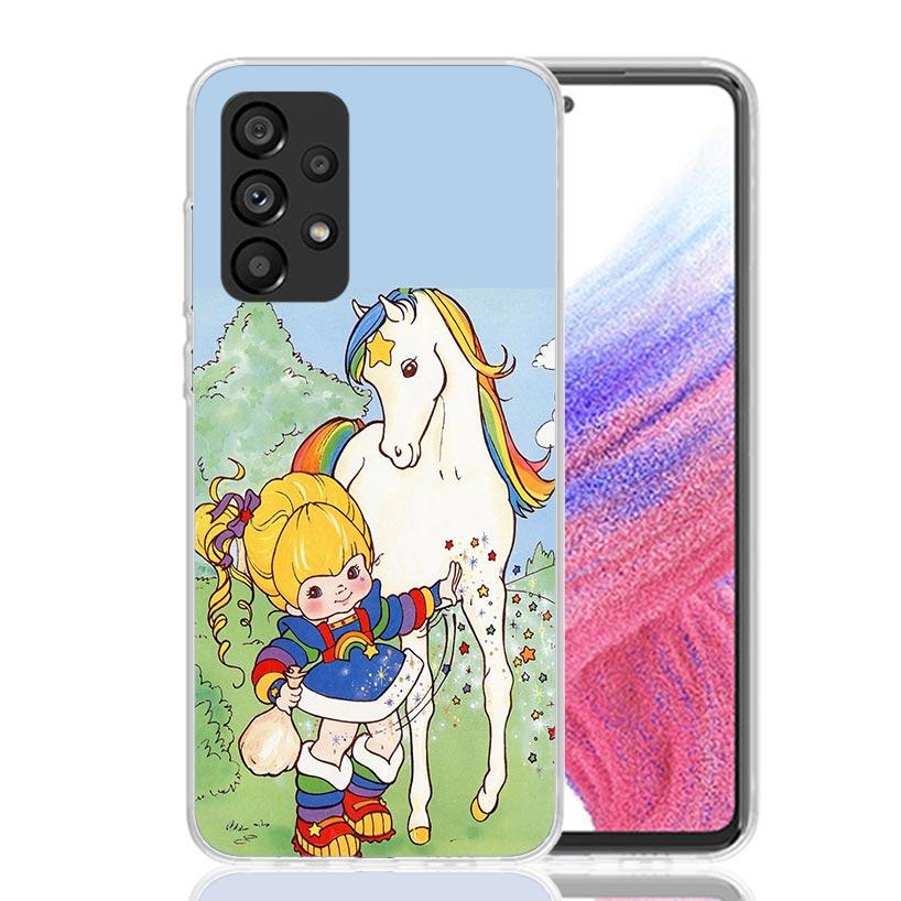 

R-Rainbow Cute Brite Phone Case For Samsung Galaxy A17 A16 A14 A15 A13 A57 A56 A54 A55 A53 A37 A36 A34 A35 A33 A26 A24 A25 A23 G Samsung A13