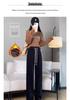Wide Leg Pants Women Spring Autumn Winter Casual Sweatpants - Fleece and Non-Fleece Options