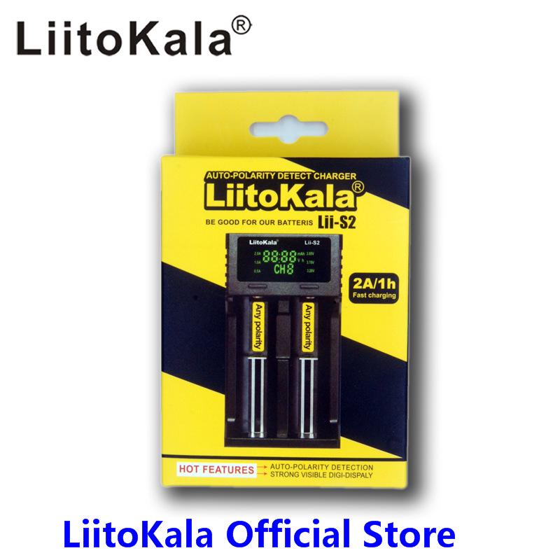 LiitoKala Lii-Series Lithium Battery Charger for 18650, 21700, 26650 (Models: S8, S6, S4, S2, S1)
