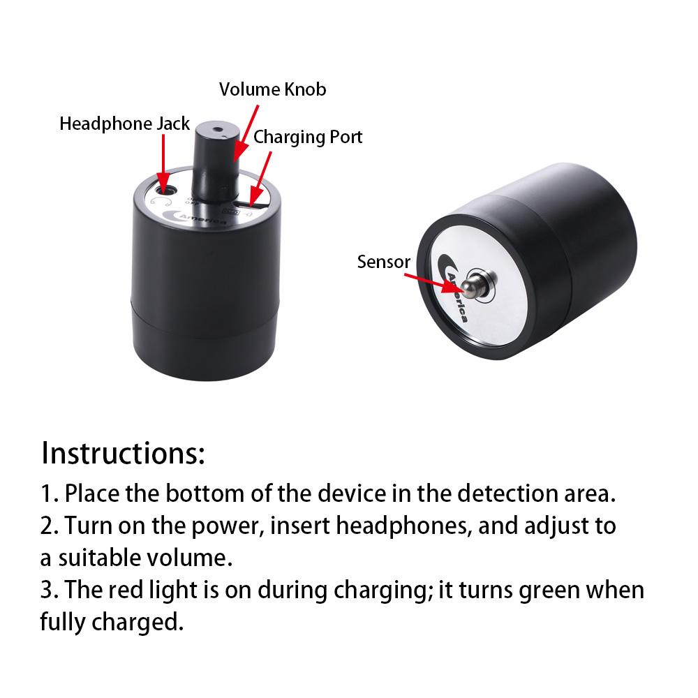 High Sensitive Water Leak Detector Accuracy Water Mains Leak Detector Household