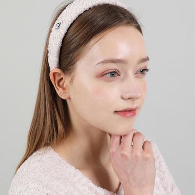 CATTLINE Antieke Tweed Haarband (Roze)