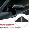 RH+LH Side Mirror Trim Triangle Covers replacement For 2019-2021 Toyota Corolla