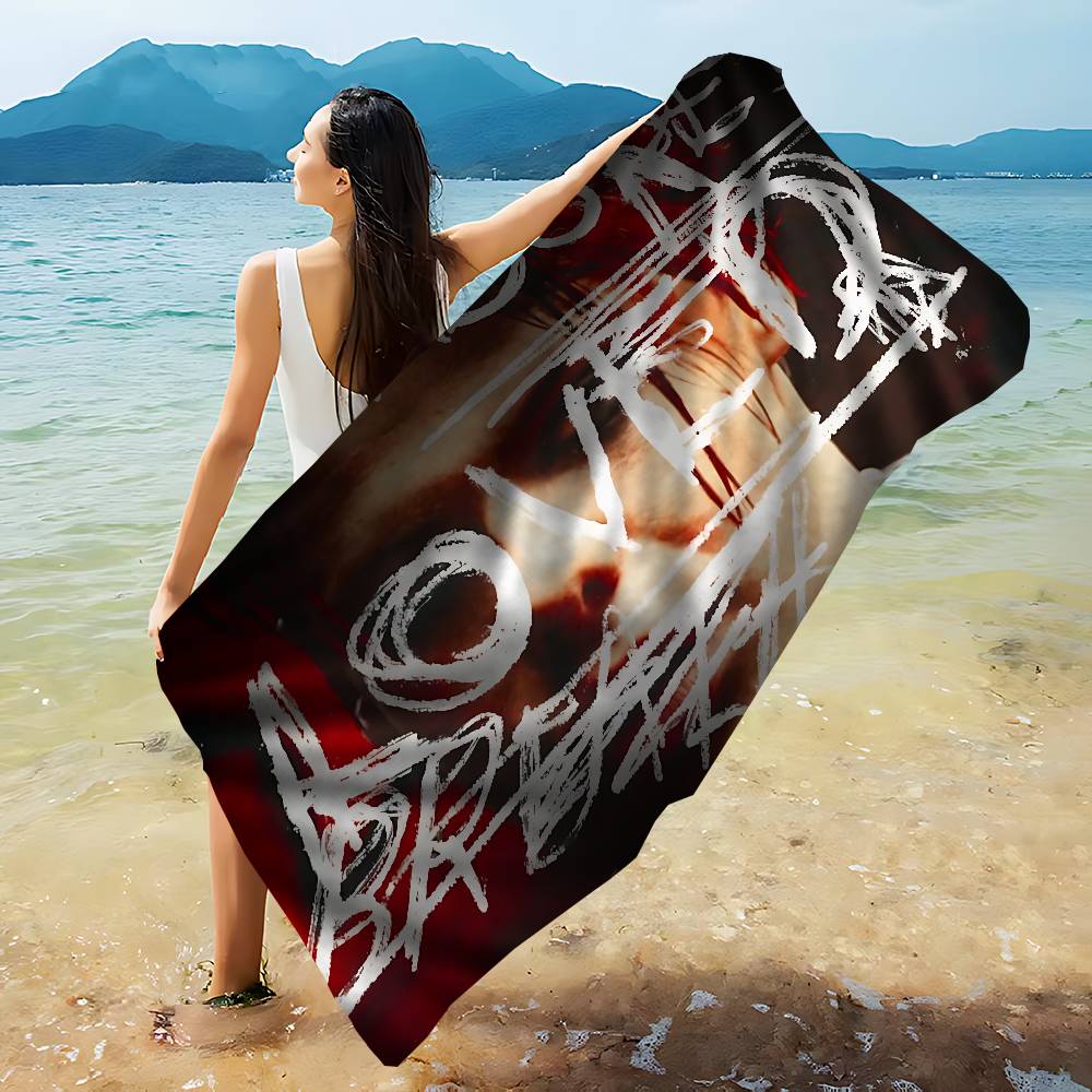 Singer Y-Yungblud Microfiber Printed Beach Towel Mountain Climbing Yoga Beach Swimming Running Absorbent Soft Towel