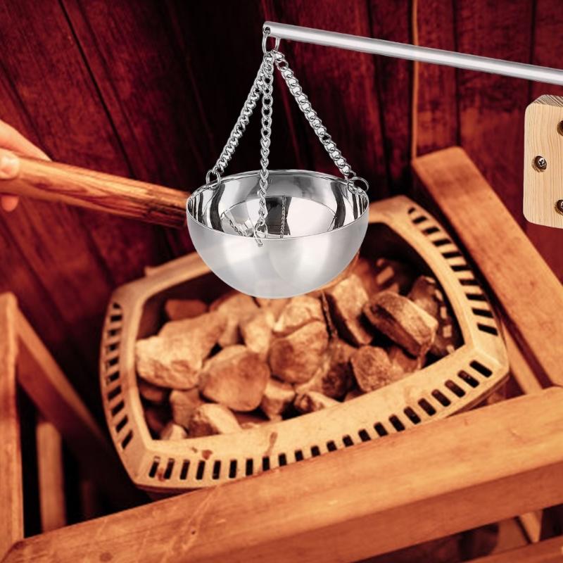 Stainless Steels Sauna Oil Cup Aromas Oil Holder Aromas Bowl Cup Essential Oil Fragrances Diffuser Bowl Enduring