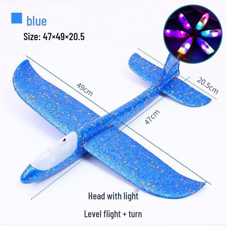Handheld Foam Airplane Launcher Toy for Kids - Outdoor Sports Fun