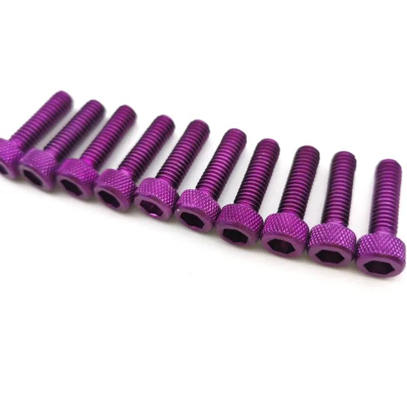 10Pcs Colorful Universal 6Mm Racing Motocross Component Kit Fairing Dirt Pit Bike Moto Fixing Nuts Bolts Auto Accessories Motorcycle Screw