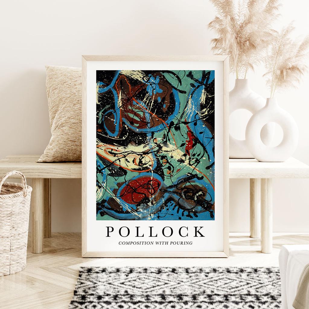 Poster Abstractions Paintings Pollock