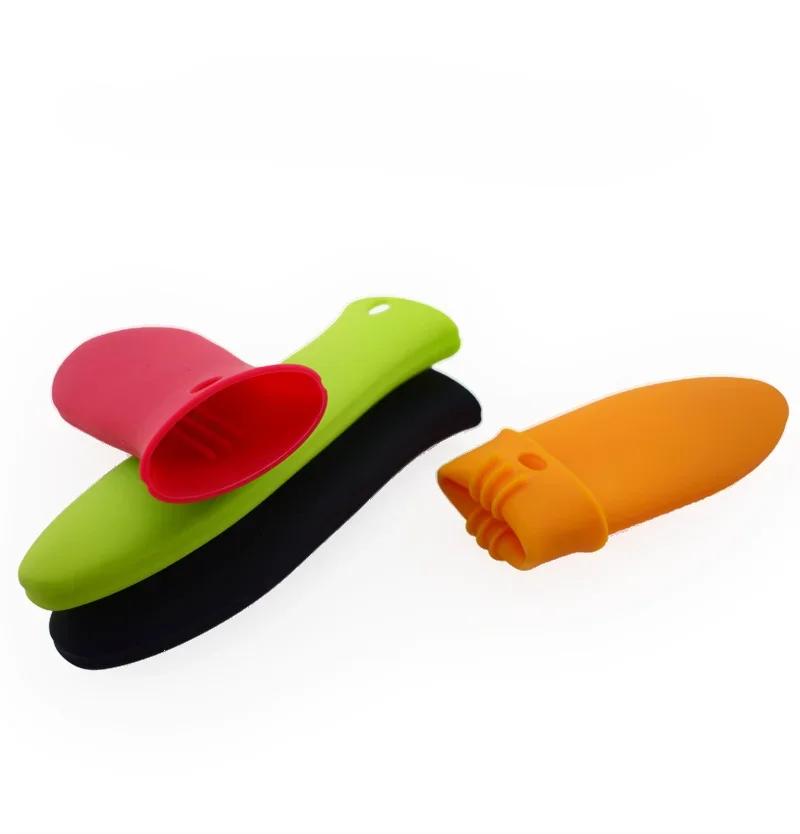 1ks silikonová rukojeť pánve Tepelně izolační návlek Žehlička Fritéza Pánev Neklouzavá Kovová rukojeť proti opaření Tepelně odolný kryt