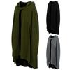 Winter Women Cloak Thickened Loose Warm Windproof Lengthened Medieval Style Single Button Closure