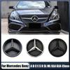 1pcs Style Front Grill Star Emblem Led Chrome Logo Badge For Mercedes Benz W176 W205 A B C E S R SL ML GL GLA GLK
