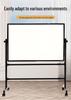 Large Double-Sided Mobile Magnetic Whiteboard for Home or Office