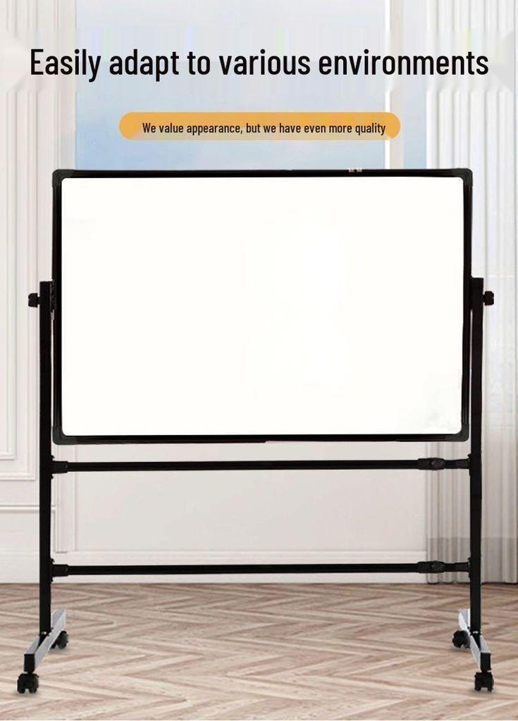 Large Double-Sided Mobile Magnetic Whiteboard for Home or Office