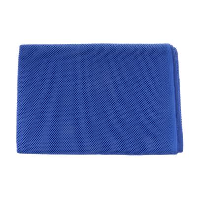 1 Yard Polyester-Mesh-Gewebe, dreilagig, Netzstoff, für den Außenbereich, Blau