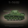99A Armored Vehicle Children's Gift Model 2025 New Small Particle Building Blocks Puzzle T-70 Tank Assembly Toy