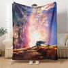 Journey Through Mountains Blanket Soft Throw Blanket For Home Bedroom Bed Sofa Travel Office Solid Christmas Blanket