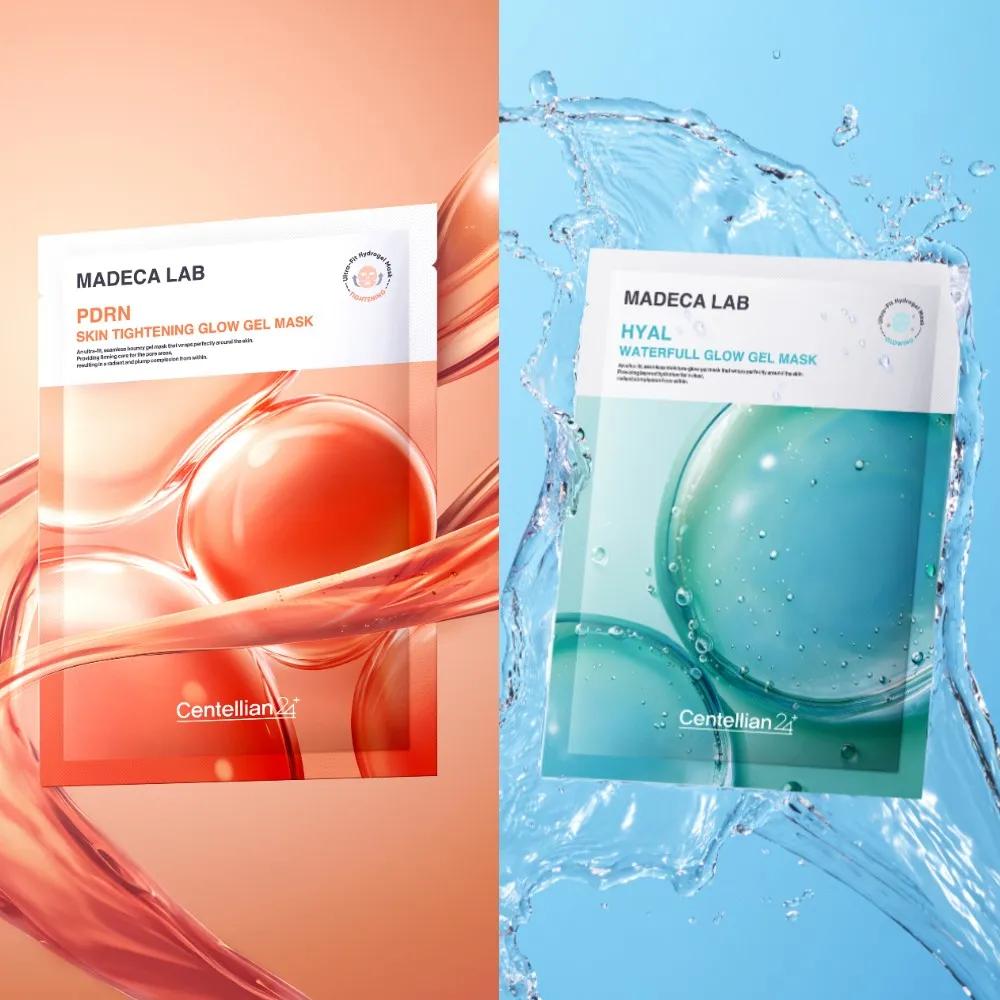 Centellian24 Madeca Lab Gel Mask Sheet 5ea Hyal Waterfull Glow Gel 5ea