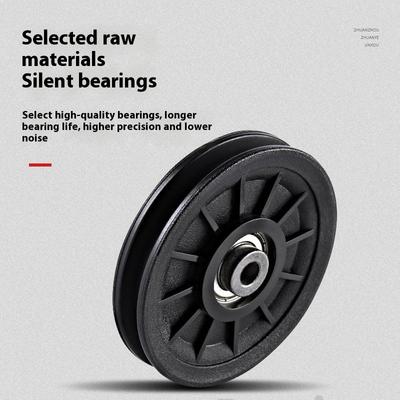 50-160MM Pulley Wheel Cable Fitness Bearing Universal Gym Bearing Pulley Nylon Bearing Fitness Equipment