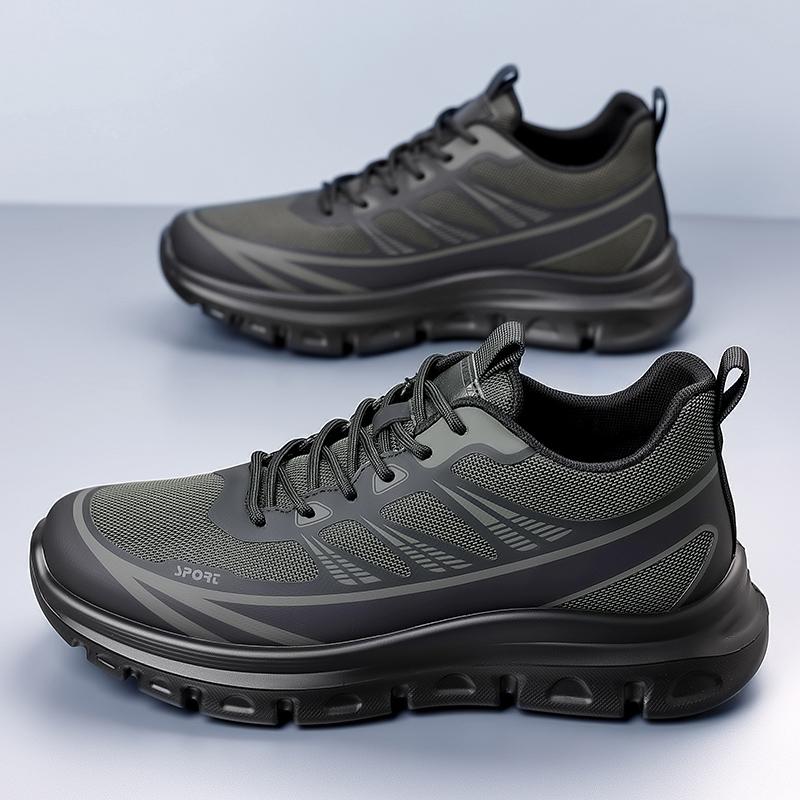 Men's Thick-Soled Breathable Sports and Casual Shoes Non-Slip Shock-Absorbing Outdoor Hiking Shoes