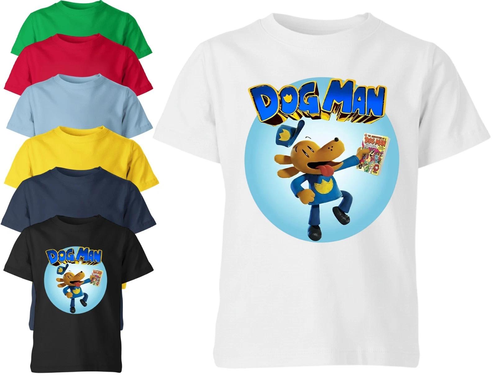 

Dogman Kids Boy Girls Dog Man Unisex T-shirt Book Day Childrens School Event 150